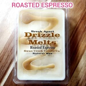 ROASTED ESPRESSO by SWAN CREEK CANDLE CO Drizzle Melts 100% Natural Wax 5.25 oz